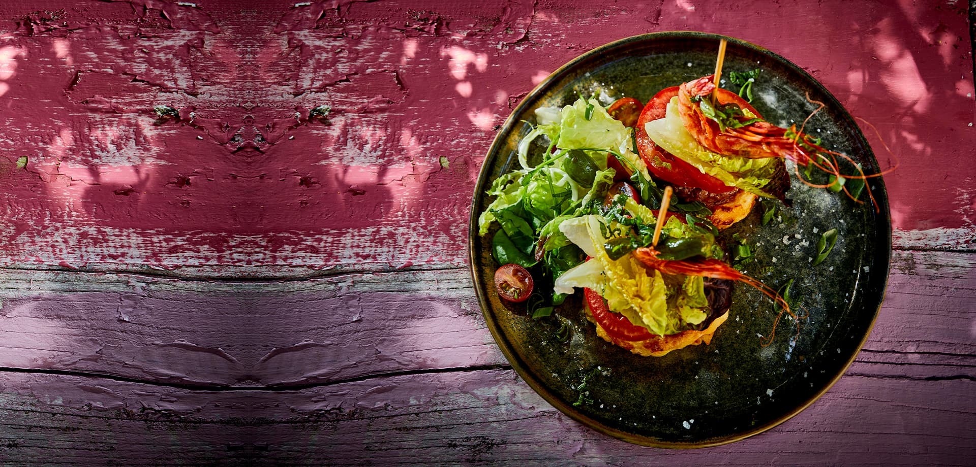 Surf & turf Angus burger - Header