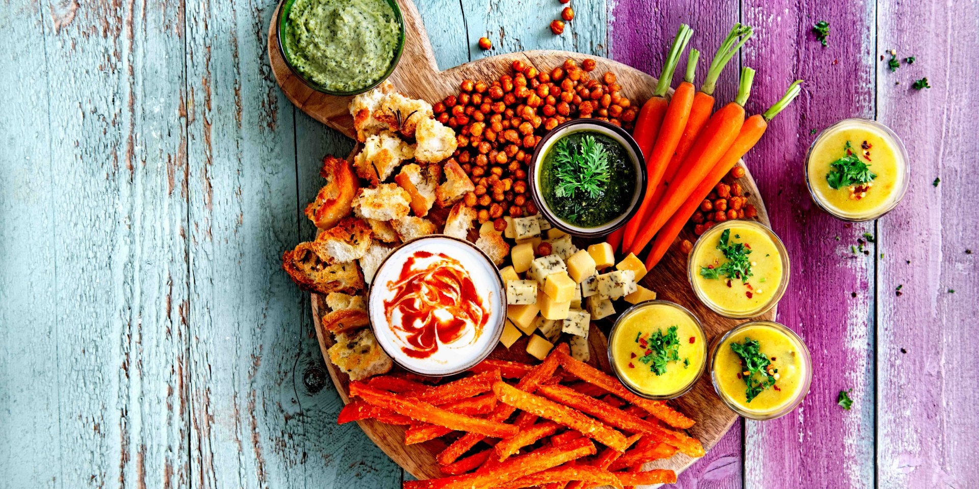 Vegan snacks borrelplank - Zero Waste